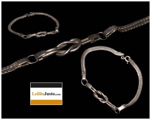 Leilão Online Especial de Pulseiras de Prata 