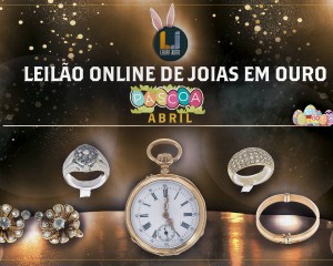 Leilão Online de JOIAS EM OURO - PÁSCOA 2022