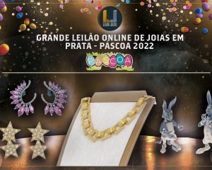 GRANDE Leilão Online de JOIAS em PRATA - PÁSCOA 2022