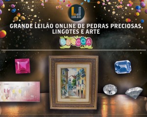 GRANDE Leilão Online de Pedras Preciosas, Lingotes & Arte - PÁSCOA 2022