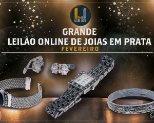 Grande Leilão Online de JOIAS EM PRATA de Fevereiro de 2022