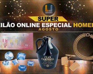 SUPER Leilão Online Especial HOMENS - Agosto 2022