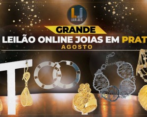 Grande Leilão Online de Joias em Prata - Agosto 2022