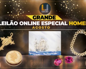 Grande Leilão Online de Homens de Agosto 2022