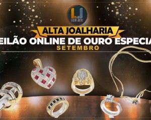 Leilão Online de OURO Especial ALTA JOALHARIA - Setembro 2022