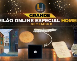 GRANDE Leilão Online Especial HOMENS - Setembro 2022