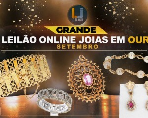 GRANDE Leilão Online de Joias em OURO de Setembro de 2022