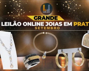 GRANDE Leilão Online de Joias em PRATA - Setembro 2022