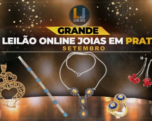 GRANDE Leilão Online de Joias em PRATA de Setembro de 2022