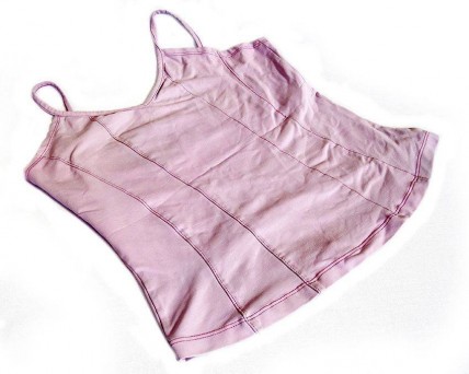 Top cor-de-rosa
