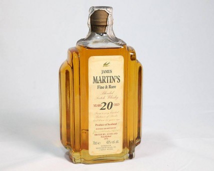 Garrafa Whisky James Martin's 20 anos