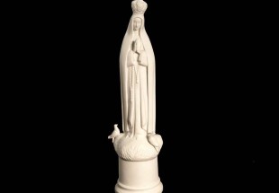 Imagem de Nossa Senhora de Fátima em BISCUIT VISTA ALEGRE