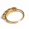 Anel em Ouro, com Safiras e Diamantes