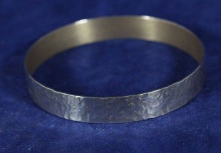 Pulseira- Escrava Modernista em Prata