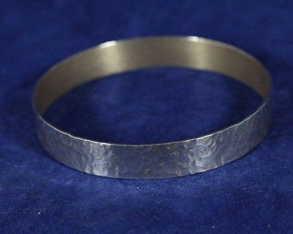 Pulseira- Escrava Modernista em Prata