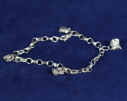 Pulseira Modernista em Prata