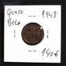 Moeda da República Portuguesa de X centavos em BRONZE 1948, moeda RARA