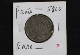  Moeda da República Portuguesa em Prata de 5$00 de 1932, DIFICIL