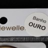 Elegante Escrava banhada a Ouro com pedras finas