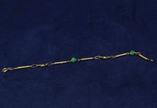 Pulseira em Prata banhada a Ouro