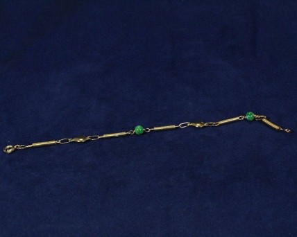 Pulseira em Prata banhada a Ouro