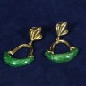 Brincos em Prata banhados a Ouro