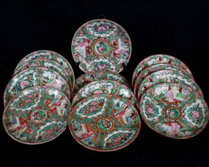 Conjunto de 12 Pires Chineses