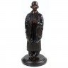 Monge Franciscano antigo em BRONZE