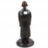Monge Franciscano antigo em BRONZE