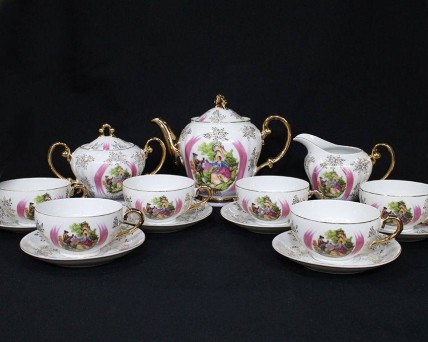 Serviço Chá  Porcelana Chinesa  TOP CHINA