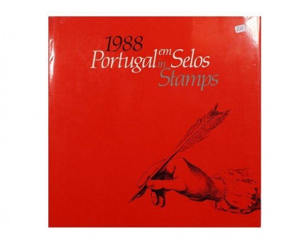  Livro Anual dos CTT de 1988, com uma tiragem de 15.000 exemplares