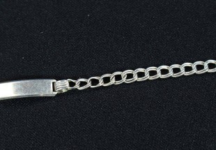 Modernista Pulseira em Prata