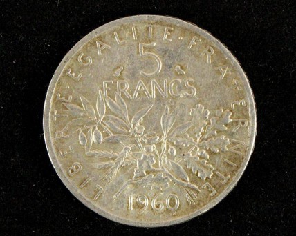 5 Francos República Francesa