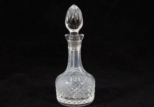 Pequena Garrafa em Cristal