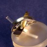 Anel em Ouro Amarelo  Branco e Diamante 