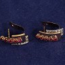 Brincos Antigos em Ouro Diamantes e Rúbis