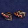 Brincos Antigos em Ouro Diamantes e Rúbis