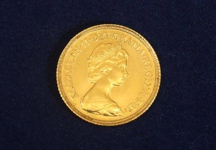Meia Libra em Ouro 1982