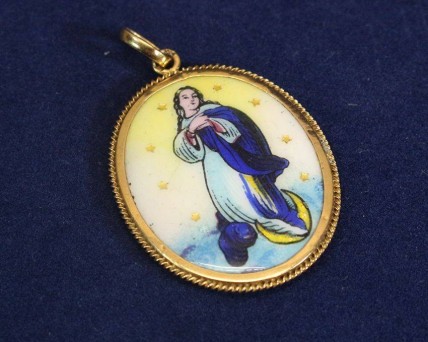 Medalha em Ouro Nª Senhora da Conceição
