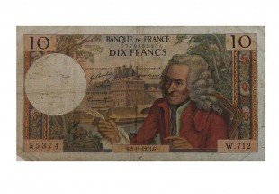 Nota de Dix Francs do Banque de France