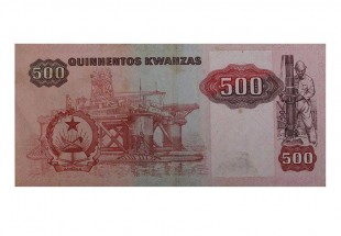 Nota de Quinhentos Kwanzas do Banco Nacional de Angola