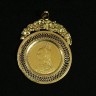 Medalha em Ouro com Libra