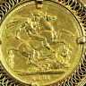 Medalha em Ouro com Libra