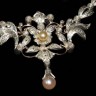 Colar de Princesa em Ouro (19,2 Quilates)  Diamantes e Pérolas