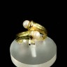 Anel em OURO (19,2 Quilates) e Pérolas