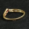 Anel em OURO DIAMANTES e RÚBIS (19,2 Quilates)
