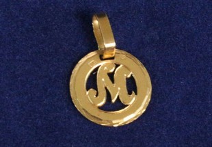 Pingente em Ouro 19, 2 Quilates