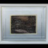 Quadro Espelho Decorativo folheado a Prata de Lei 925