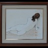 Quadro com ilustração Feminina