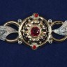 Pregueiro em Ouro Diamantes e Rubis